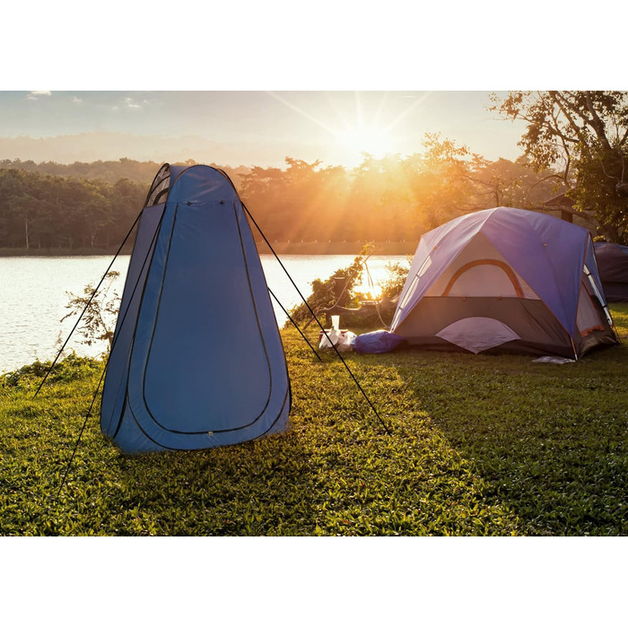 Намет-туалет Stagecaptain TZ-190 MKII Quixie Pop-up - Легкий, швидкозбірний, для відпочинку на природі (туалет, передягальня, сонцезахист)