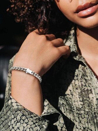 Чоловіча ланцюжок-панцир Miami Bestyle з подарунковою коробкою, 5/7/9/12.5 мм, 19/21/23 см, золото/чорний