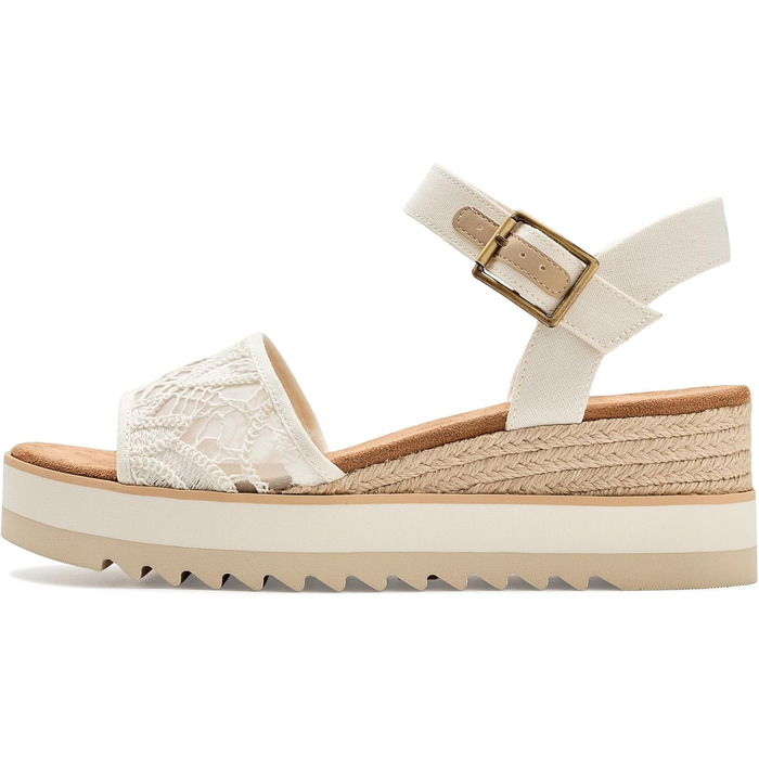 Пантолети жіночі TOMS Diana Egret Floral Crochet 41 EU - Стильні босоніжки з квітковим візерунком