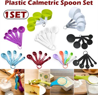 10-Piece Measuring Spoon Set for Kitchen Tools, Teaspoons, Coffee/Sugar Scoop, Measuring Cup for Baking Cakes, Kitchen/Cooking/Baking Utensils (Color: Kitchen Spoon 1) (Kitchen Spoon 3)