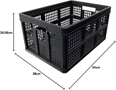 Clax® Faltbox | Basket | Box | black