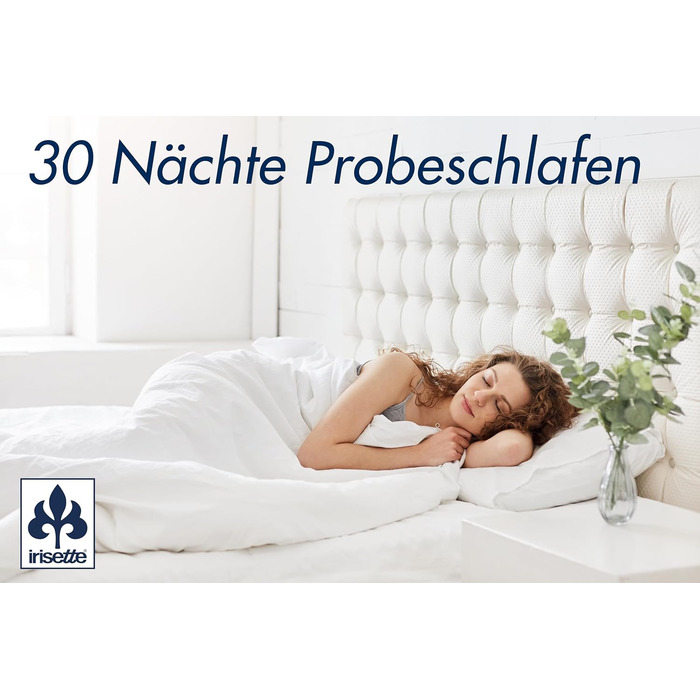 Irisette Kamel Warm Duo Winter Blanket - Made in Germany - Duo duvet made of camel hair for winter, 135 x 200 cm, white, Öko-Tex certified 135x200 cm Duo Single
