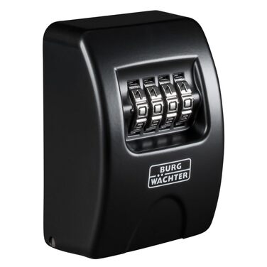Ключниця-сейф Burg Wächter Key Safe 10 з 4-цифровим кодом для вулиці та приміщень, чорна, настінний монтаж