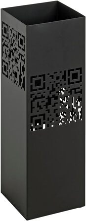 Підставка для парасольки HAKU Möbel, чорна, метал, 16x48x16 см, сучасний стиль