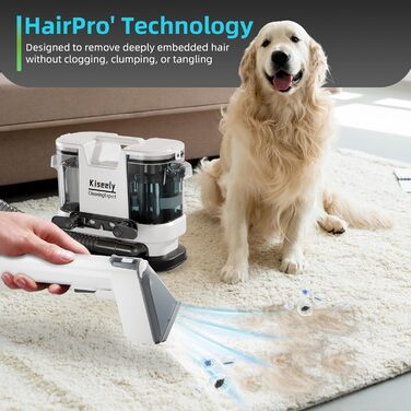 Портативний глибокий очищувач килимів та м'яких меблів, миюча пилосос, потужний очищувач з глибоким очищенням (GW1)