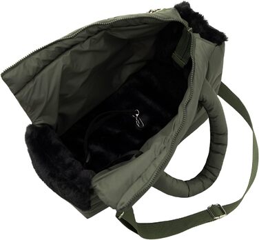 Транспортна сумка для собак та котів (M) - 40 x 20 x 30 см, оливковий колір