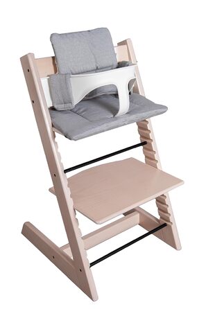 Набір подушок для стільчика Hoppediz, сумісний зі Stokke Tripp Trapp, 2 предмети, 100% органічна бавовна, дизайн Kos
