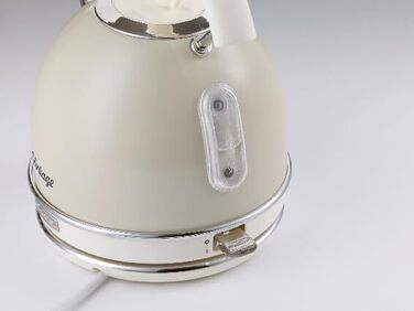 Ariete Vintage Electric Kettle - 1.7L, 2000W - Green/Beige