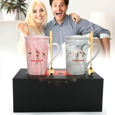 Housewarming Gifts for New Home Unique Housewarming Gift Ideas for New Home New Adventure New Memories Couple Coffee Mug Set 340 ml