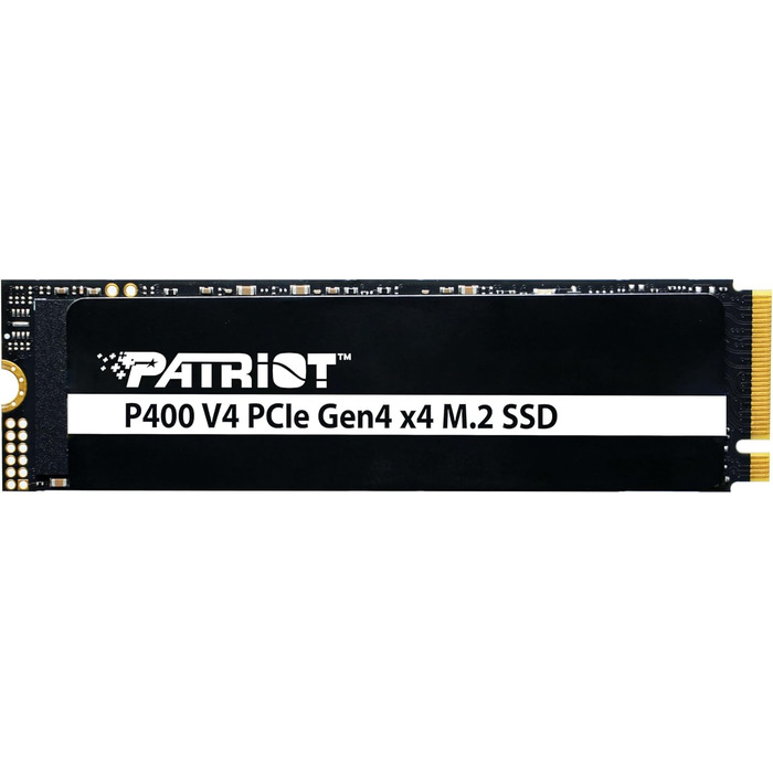 SSD Patriot P400 V4 1TB NVMe PCIe Gen 4x4 M.2 2280 - Швидкість до 6000 МБ/с (читання) / 5000 МБ/с (запис), сумісний з PS5