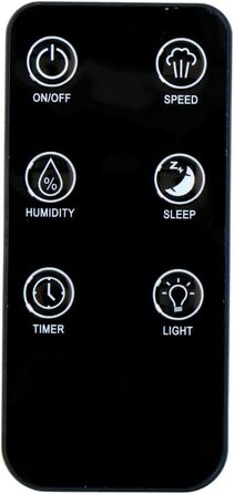 Зволожувач повітря Grundig HD-1903A – ультразвуковий, 4.3 л, з таймером, нічником та пультом дистанційного керування, чорний