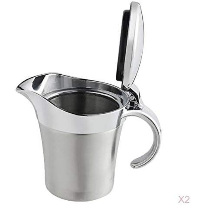 Tenlacum Sauce Pot, Thermo-Sauce, Serving Pitcher, Kitchen Utensils, Spout (2 pieces)