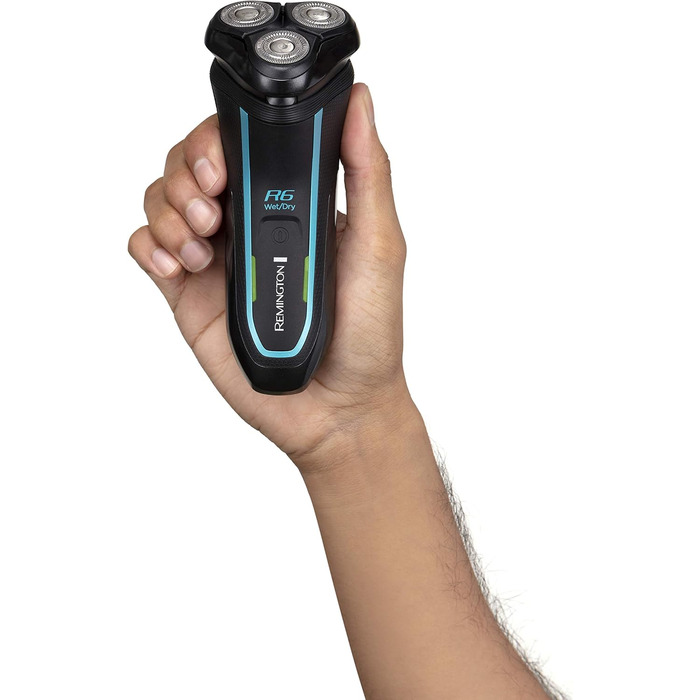 Електричний чоловічий гоління Remington R6 Aqua Rotationsrasierer R6000 – вологий/сухий, USB, 60 хв, з тримером