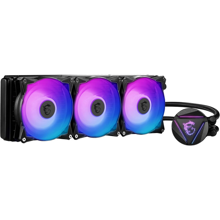MSI MAG CoreLiquid 360R V2 - Система водяного охолодження CPU з RGB, для AMD та Intel, 360 мм
