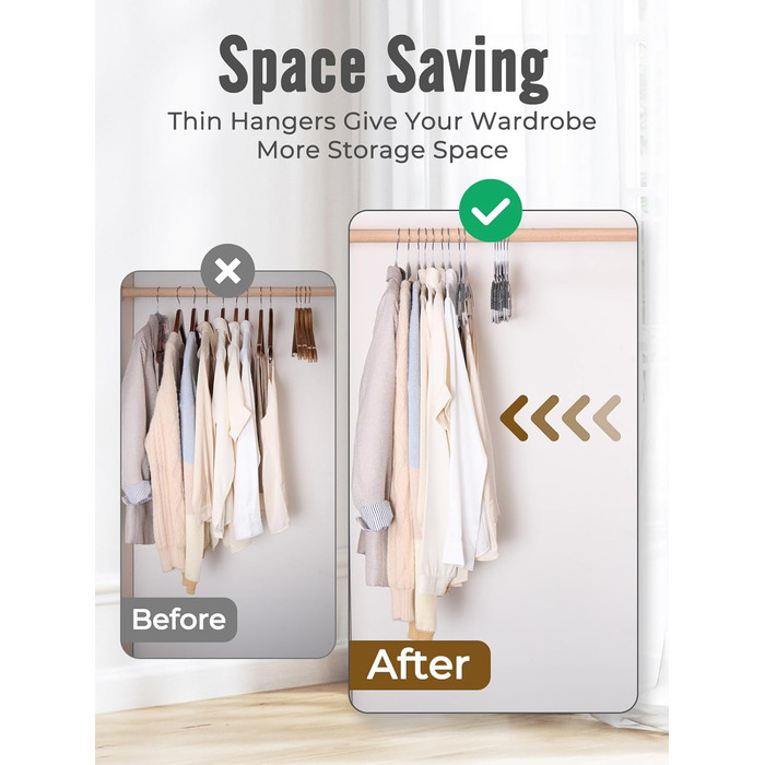 20 шт. Плечі для одягу HOUSE DAY з пластику - протиковзкі, для мокрого та сухого одягу, обертаються на 360°, міцні, сірі (з чорною гумовою смугою)