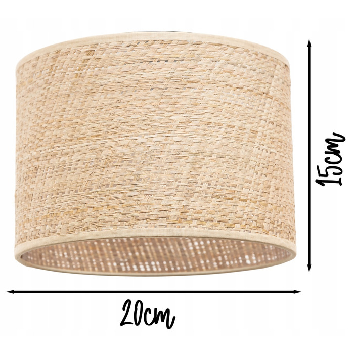 Підлогова лампа Glimex Modern E27 60 Вт, бежевий, коричневий, чорний