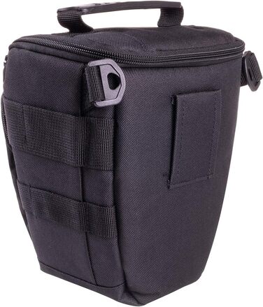Сумка для камери Bodyguard Colt для дзеркальних фотокамер Nikon та Canon (D800, D3500, D5300, D5600, D7500, EOS 2000D, 4000D, 750D, 200D, 77D, 80D) чорного кольору