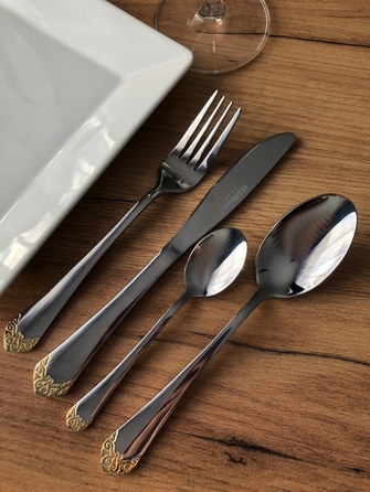 Набір столових приборів Hoffner, глянцеві, 72 предмети