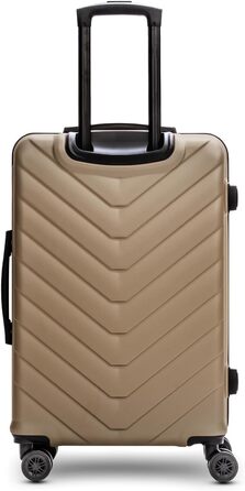 Набір валіз REDOLZ 3 шт. | Легкі дорожні валізи з ABS - для жінок/чоловіків, 4 колеса, TSA-замок (Essentials 07) | Розмір M (67 см)