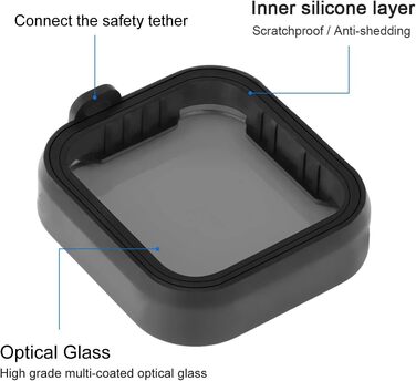 Фільтри SOONSUN для GoPro Hero 12 11 10 9: CPL, ND8, ND16, ND32 (4 шт.)