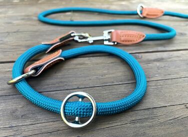 Поводок для собак Paracord зелений, регульований | Поводок для собак Nyon | Модний Devon | Розмір XL (Barrier Reef)