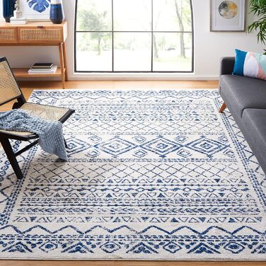 Килим Safavieh Boho Tulum для вітальні, їдальні, спальні - короткий ворс, 91 x 152 см. Стильний дизайн бохо-шик, турецьке виробництво, підходить для будь-якої кімнати. Доступний у різних кольорах та розмірах.