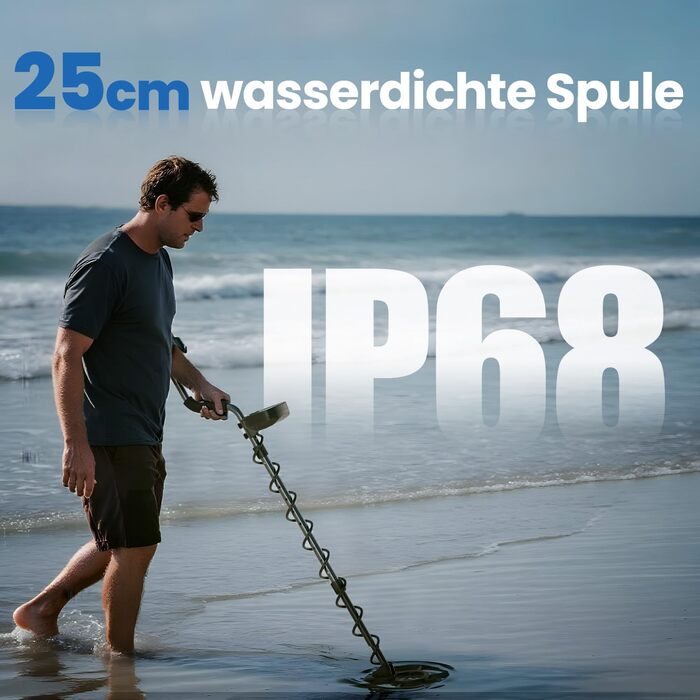 Металодетектор DR.ÖTEK Profi Set: Легкий, для дітей та дорослих, з Pinpoint, 5 режимів, вологостійкий, преміум-якість