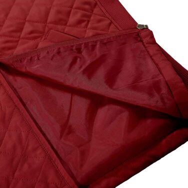 Жіночий жилет Bienzoe без рукавів, стеганий, на блискавці, бавовна, XXL, Бордовий