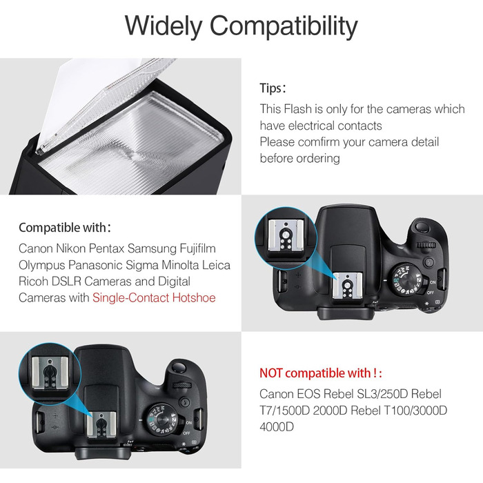 Спалах для камери PowerExtra DF-400: професійний, сумісний з Canon, Nikon, Pentax, Samsung, Fujifilm, Olympus, Panasonic, Sigma, Minolta, Leica, Ricoh, DSLR та цифровими камерами