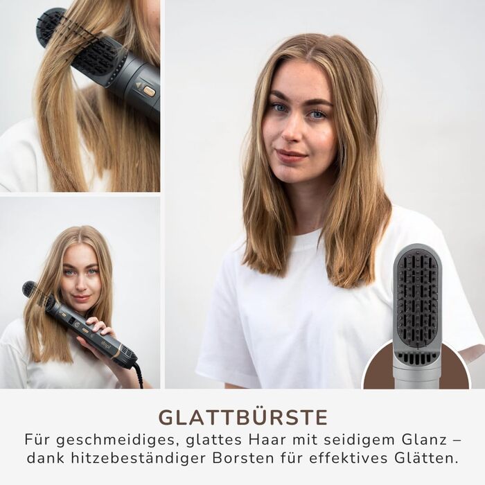 Dripl Airstyler Pro 6in1: Фен-стайлер для волосся, 6 функцій, без пошкодження, для всіх типів волосся