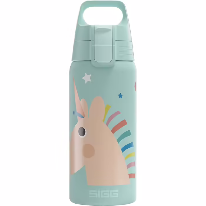 SIGG - Insulated Drinking Bottle Kids - Shield Therm ONE - Suitable for Carbonated Drinks - Leak-Proof & Lightweight - BPA-Free - 0.5L