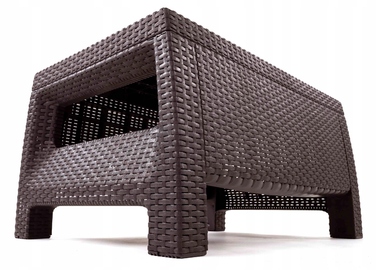 Садовий стіл Keter, прямокутний, коричневий, пластик, 77x57x42 см