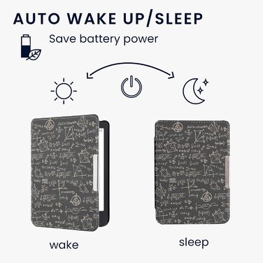 Чохол-книжка kwmobile для Tolino Shine 3 - яскравий чохол для eReader, блакитний, жовтий, зелений (комбінація зелено-жовтий)