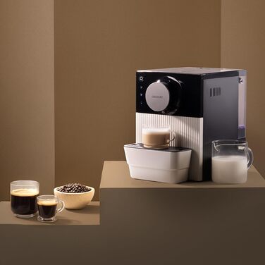 Кавомашина автоматична Cecotec Cremmaet Cube 19 бар, 1350 Вт, професійна, з термоблоком та регулюванням помелу