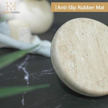 Нержавійна миска для мила Naturmarmor з темного коричневого кольору, прямокутна, 12x9 см. Підставка для мила з вапняку, сучасний тримач для мила, підставка для мила для душу, тримач для мила для ванної кімнати, кухні