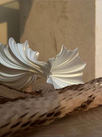 Ваза для квітів ручної роботи, 26 см, сучасний мінімалізм, для дому та офісу, подарунок, седен-білий