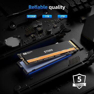 SSD SanZang Master 2TB M.2 NVMe PCIe Gen4 - Швидкий диск для ігор та графіки