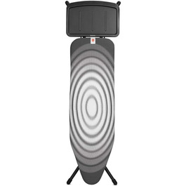 Гладильна дошка Brabantia Bügelbrett B для парогенераторів, 124 x 38 см, чорна