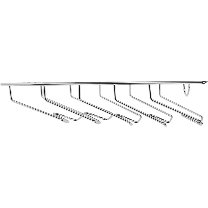 Wakects Pot Lid Holder Wall Mounted, Hanging Kitchen Lid Organizer, Vertical Stainless Steel Lid Rack, Holds 5 Lids, Metal Pot Holder, for Pots and Cookware, 43.4 x 27.8 x 9.7 cm