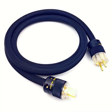 Аудіокабель живлення WAudio 10AWG Hi-Fi для електроніки, роз'єми Schuko та IEC, 2м