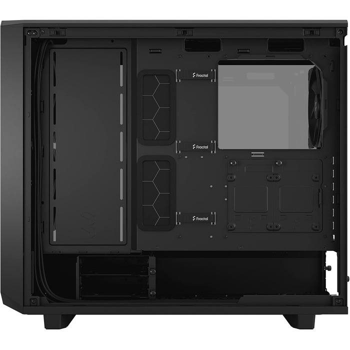 Корпус ПК Fractal Design Meshify 2 Lite White з прозорою панеллю з темпурованого скла, ATX, FD-C-MEL2A-04 (Чорний)