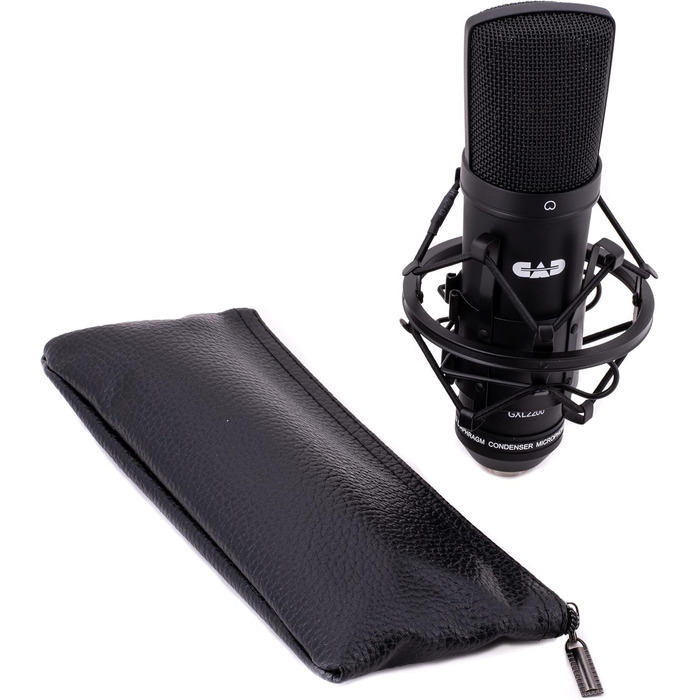 CAD GXL2200 – Конденсаторний мікрофон з великою мембраною для студії та професійних записів. Неймовірна якість звуку, XLR, 48V Phantomspeisung, мембрана 1 дюйм, 75 Ом, 30 Гц - 20 кГц, сріблястий колір