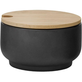 Цукорниця Stelton Theo керамічна чорна 10x9x10 см