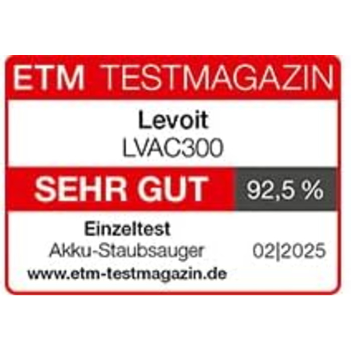 Бездротовий пилосос Levoit LVAC-200 - 4-в-1, для дому та авто, 75 м², фільтрація 99,9%, видалення шерсті тварин