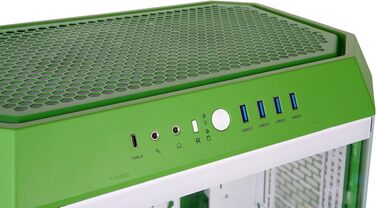 Корпус для ПК Thermaltake The Tower 600 Mid Tower, приховані конектори, колір Light-Year Green
