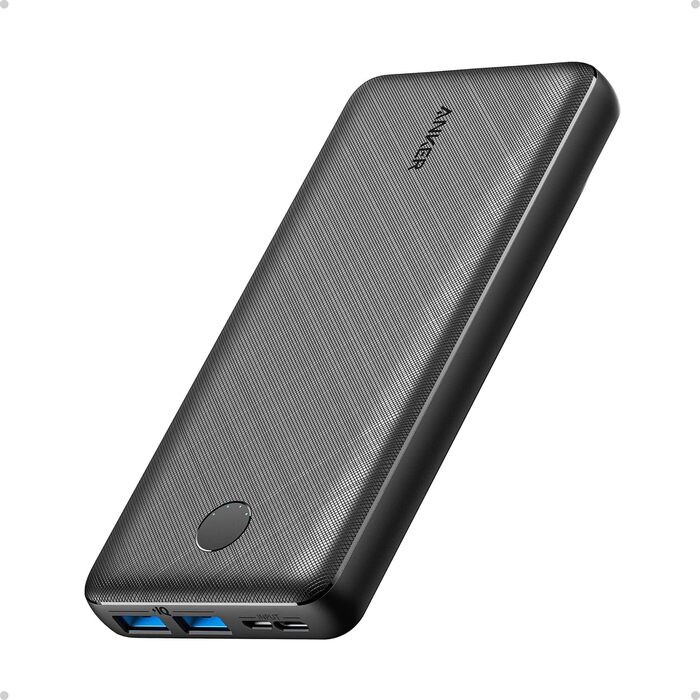 Powerbank Anker 325, 20000mAh, USB-C, PowerIQ, сумісний з iPhone, Samsung Galaxy, iPad