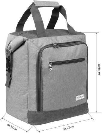 anndora Cooler Bag Light Grey - Model Selection (26 Liters - Light Grey Milled)