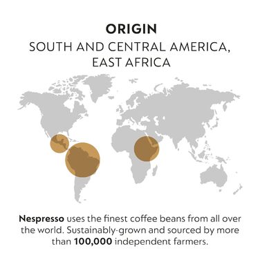 Кава NESPRESSO Original Ristretto, темне обсмаження, 50 капсул для капсульних машин Original