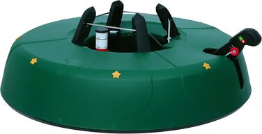 Підставка для ялинки BRANDSSELLER до 2 м з підйомним механізмом, страхуванням, на 1 мотузці – зелена. Підходить для ялинок висотою до 4,5 м