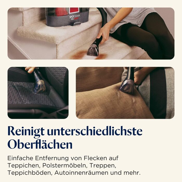 BISSELL SpotClean ProHeat: Професійний мийкий пилосос для килимів та оббивки з HeatWave технологією